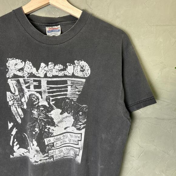 Rancid Punk Band Medium 2000s Faded Its Quite Alright Shirt - Picture 2 of 4